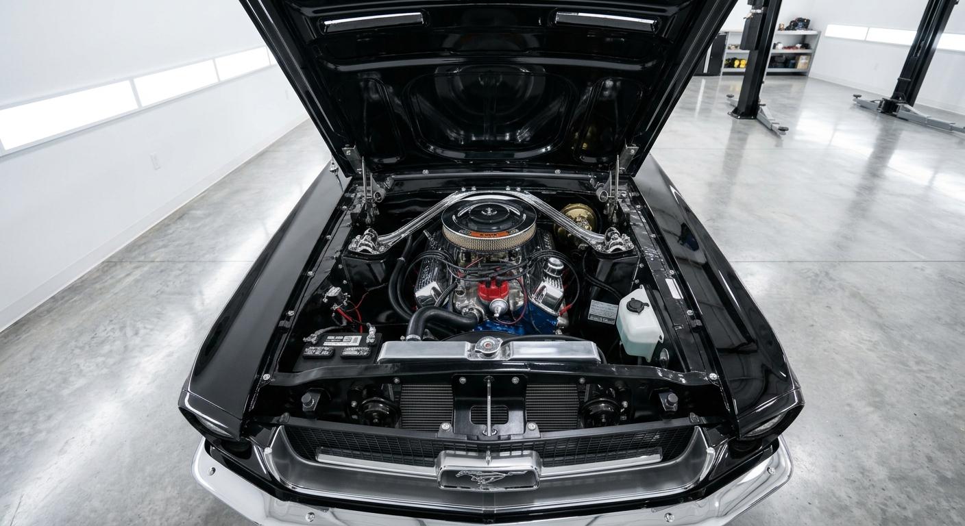 Ford Mustang - Motorraum